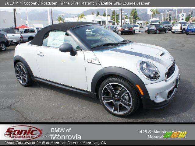 2013 Mini Cooper S Roadster in White Silver Metallic