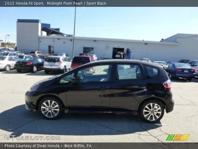 2013 Honda Fit Sport in Midnight Plum Pearl