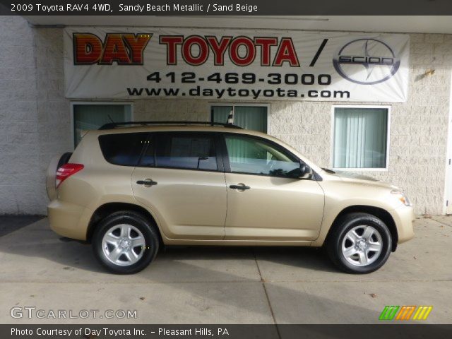 2009 Toyota RAV4 4WD in Sandy Beach Metallic