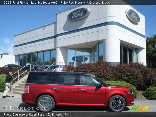 2013 Ford Flex Limited EcoBoost AWD in Ruby Red Metallic