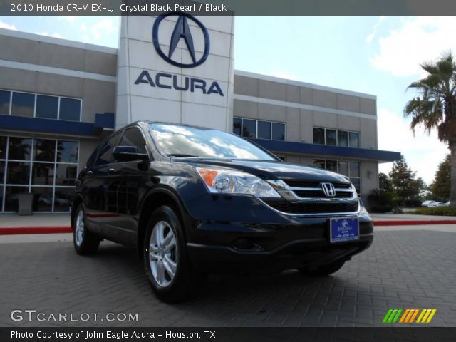 2010 Honda CR-V EX-L in Crystal Black Pearl