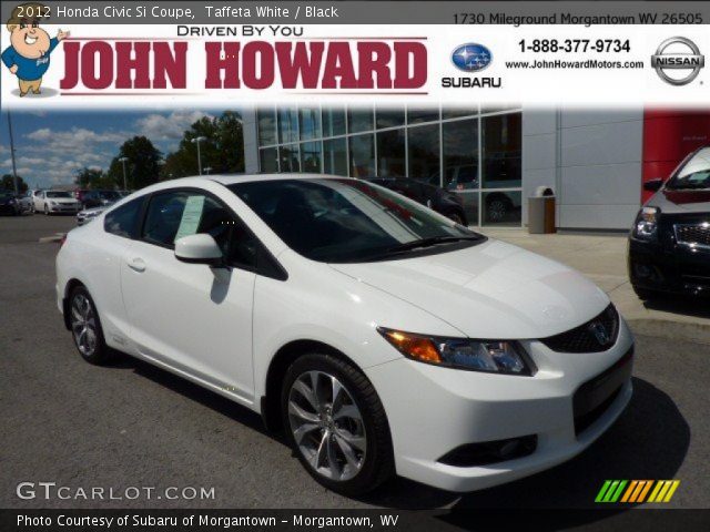 2012 Honda Civic Si Coupe in Taffeta White