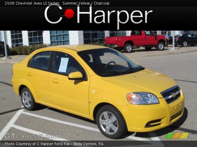 2008 Chevrolet Aveo LS Sedan in Summer Yellow