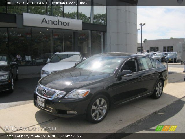 2008 Lexus GS 350 AWD in Obsidian Black