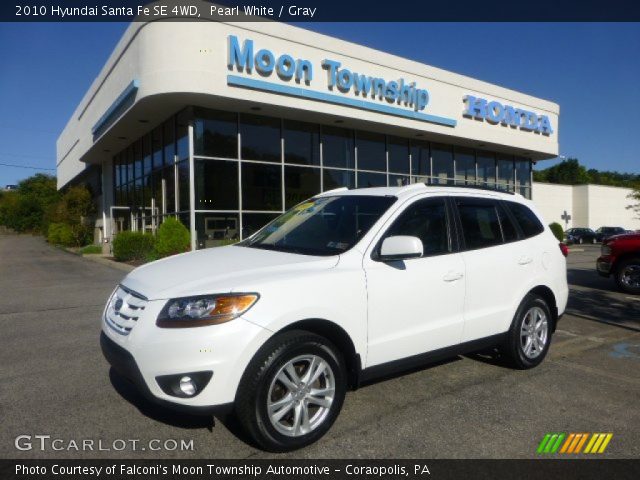 2010 Hyundai Santa Fe SE 4WD in Pearl White