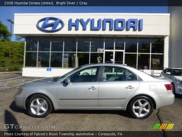 2008 Hyundai Sonata Limited in Bright Silver