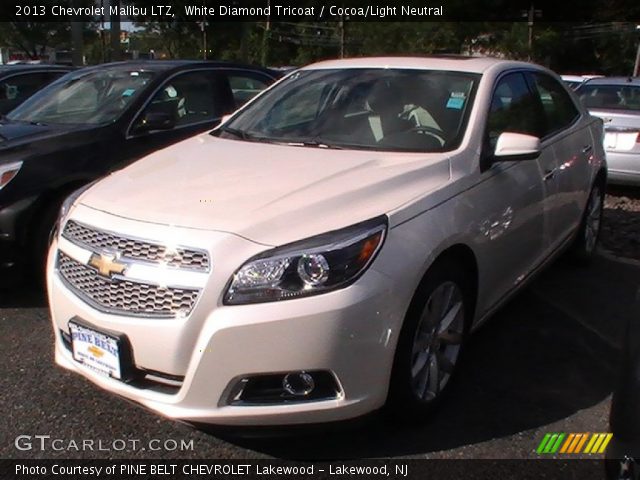 2013 Chevrolet Malibu LTZ in White Diamond Tricoat