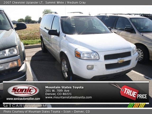 2007 Chevrolet Uplander LT in Summit White