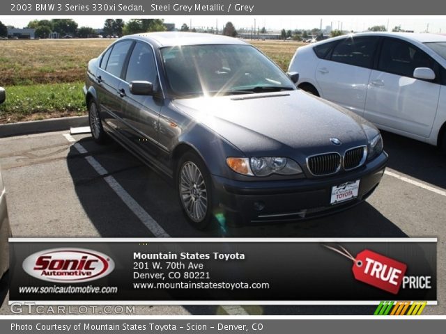 2003 BMW 3 Series 330xi Sedan in Steel Grey Metallic