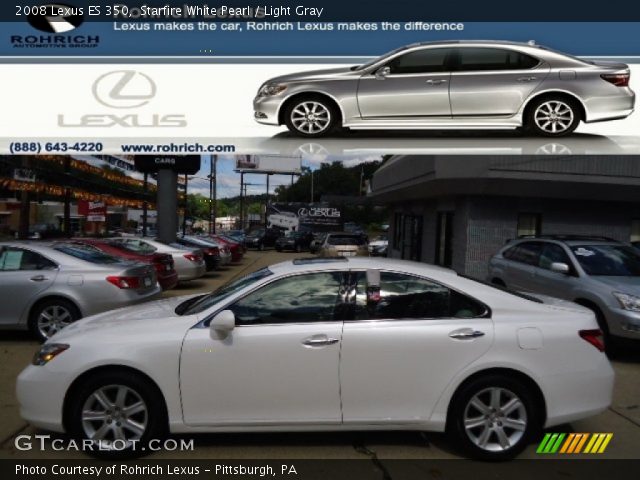 2008 Lexus ES 350 in Starfire White Pearl