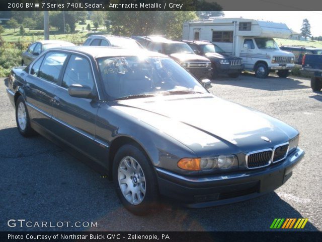 2000 BMW 7 Series 740iL Sedan in Anthracite Metallic