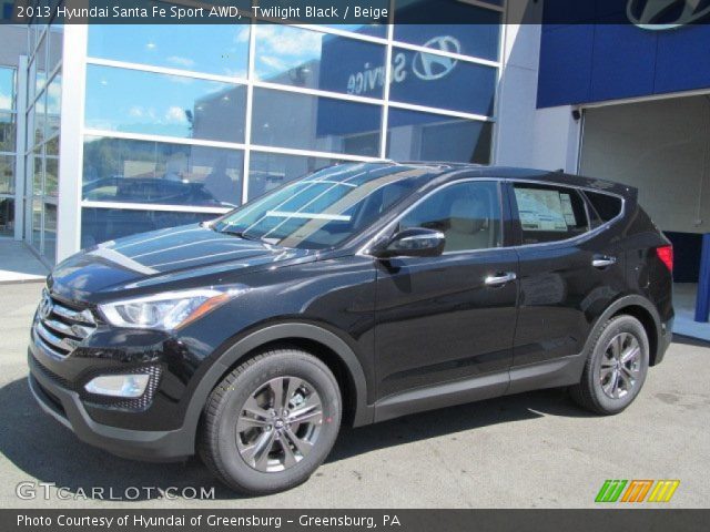 2013 Hyundai Santa Fe Sport AWD in Twilight Black