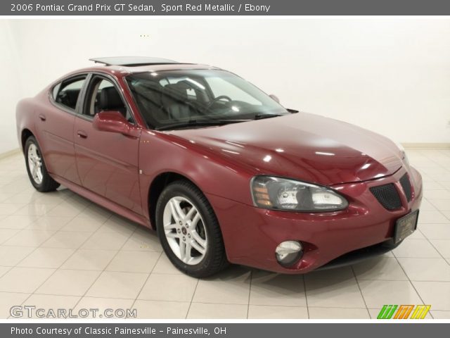 2006 Pontiac Grand Prix GT Sedan in Sport Red Metallic