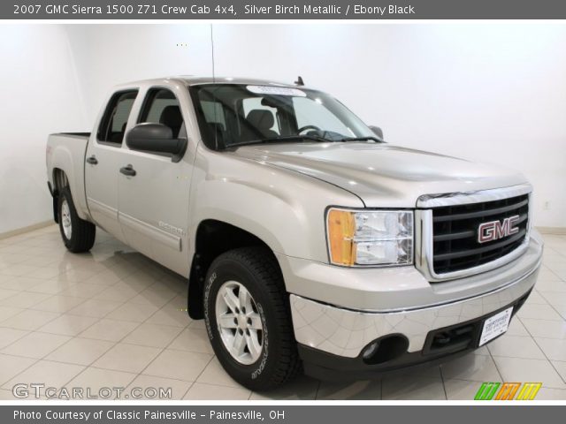 2007 GMC Sierra 1500 Z71 Crew Cab 4x4 in Silver Birch Metallic