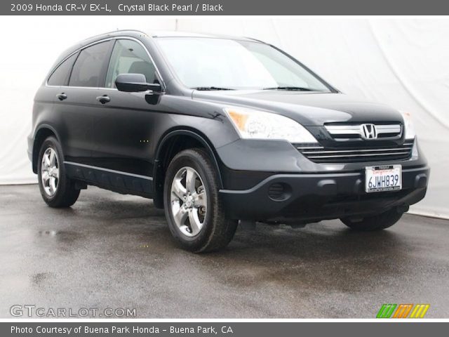 2009 Honda CR-V EX-L in Crystal Black Pearl