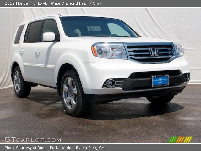 2012 Honda Pilot EX-L in White Diamond Pearl