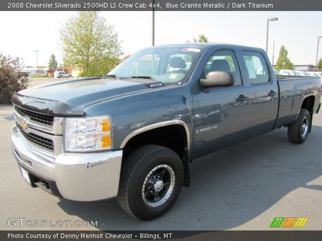 2008 Chevrolet Silverado 2500HD LS Crew Cab 4x4 in Blue Granite Metallic