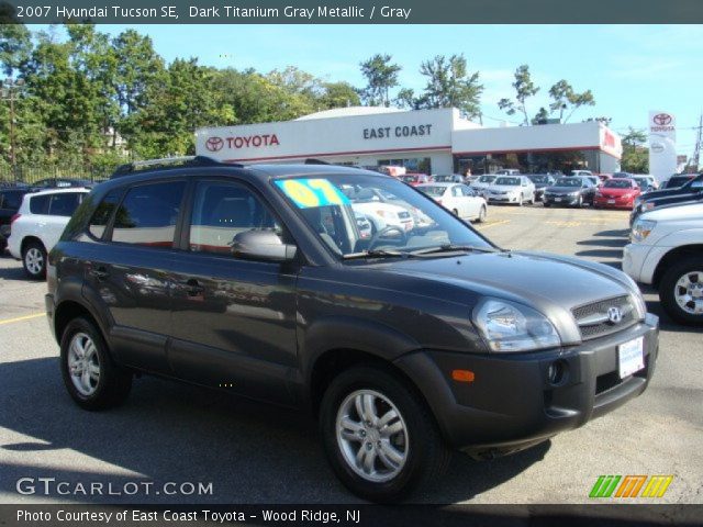 2007 Hyundai Tucson SE in Dark Titanium Gray Metallic