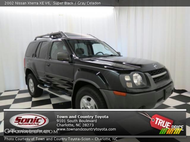 2002 Nissan Xterra XE V6 in Super Black