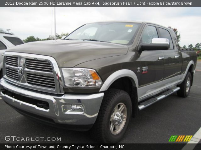 2012 Dodge Ram 2500 HD Laramie Mega Cab 4x4 in Sagebrush Pearl