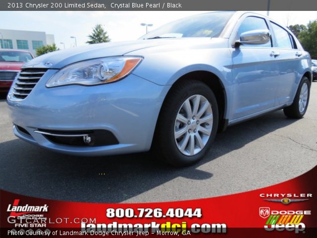 2013 Chrysler 200 Limited Sedan in Crystal Blue Pearl