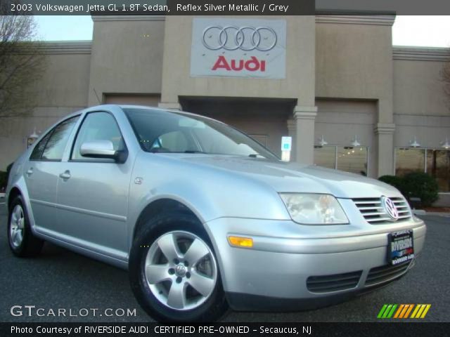 2003 Volkswagen Jetta GL 1.8T Sedan in Reflex Silver Metallic