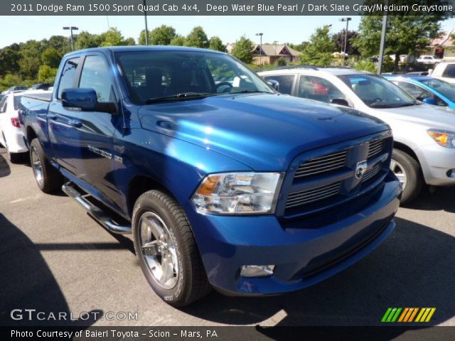 2011 Dodge Ram 1500 Sport Quad Cab 4x4 in Deep Water Blue Pearl