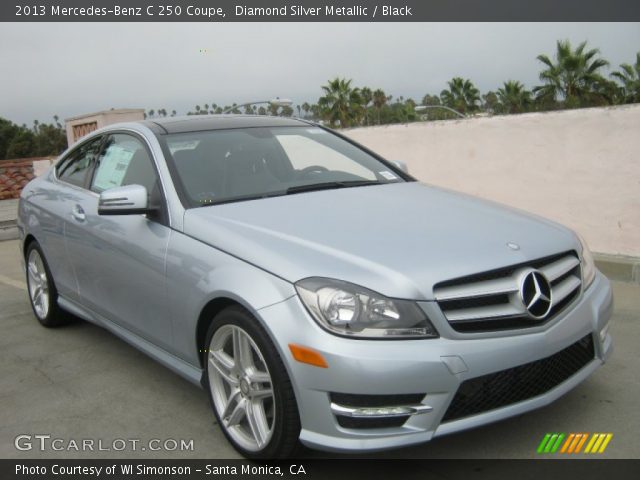 2013 Mercedes-Benz C 250 Coupe in Diamond Silver Metallic