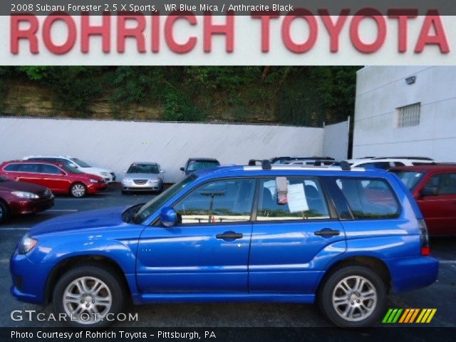 2008 Subaru Forester 2.5 X Sports in WR Blue Mica