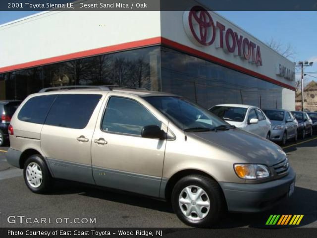 2001 Toyota Sienna LE in Desert Sand Mica