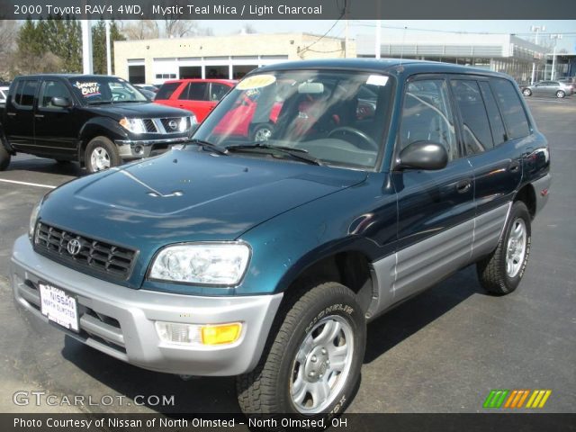 2000 Toyota RAV4 4WD in Mystic Teal Mica