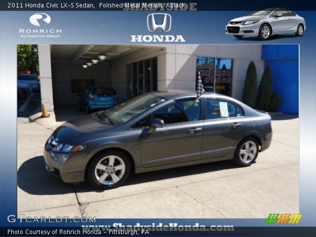 2011 Honda Civic LX-S Sedan in Polished Metal Metallic