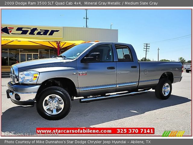 2009 Dodge Ram 3500 SLT Quad Cab 4x4 in Mineral Gray Metallic