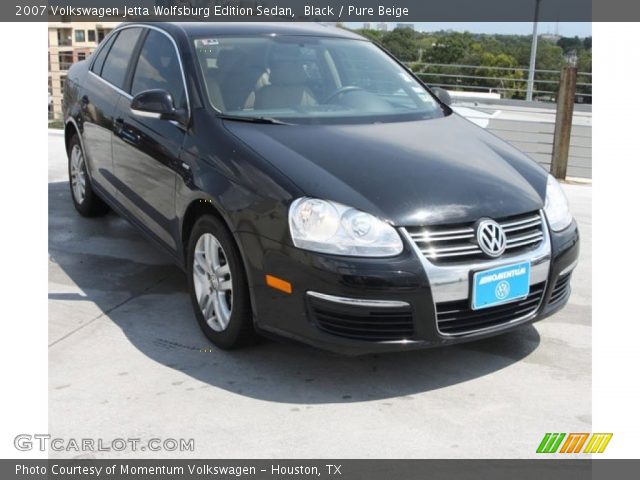 2007 Volkswagen Jetta Wolfsburg Edition Sedan in Black