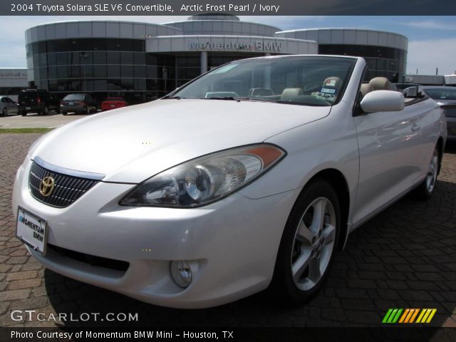 2004 Toyota Solara SLE V6 Convertible in Arctic Frost Pearl
