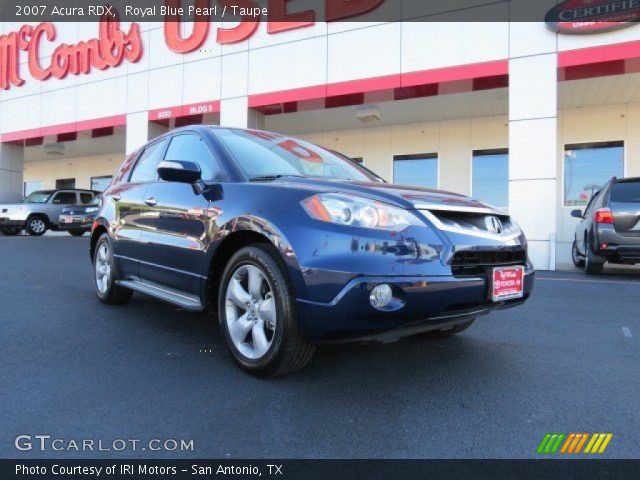 2007 Acura RDX  in Royal Blue Pearl