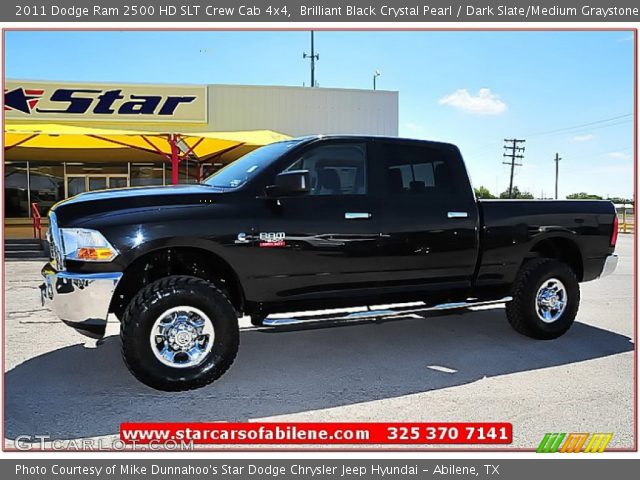 2011 Dodge Ram 2500 HD SLT Crew Cab 4x4 in Brilliant Black Crystal Pearl
