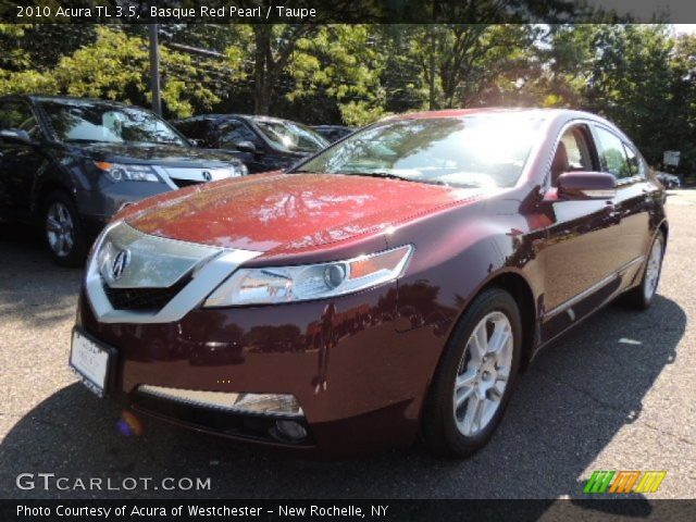 2010 Acura TL 3.5 in Basque Red Pearl