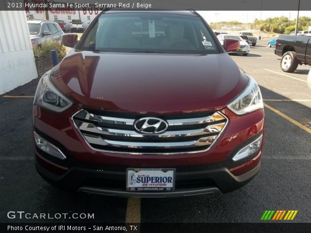 2013 Hyundai Santa Fe Sport in Serrano Red