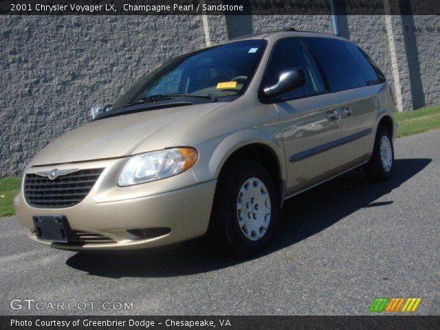2001 Chrysler Voyager LX in Champagne Pearl