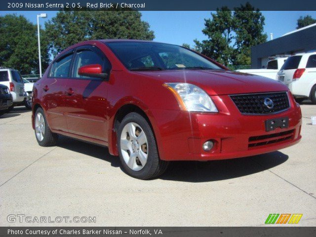 2009 Nissan Sentra 2.0 S in Red Brick