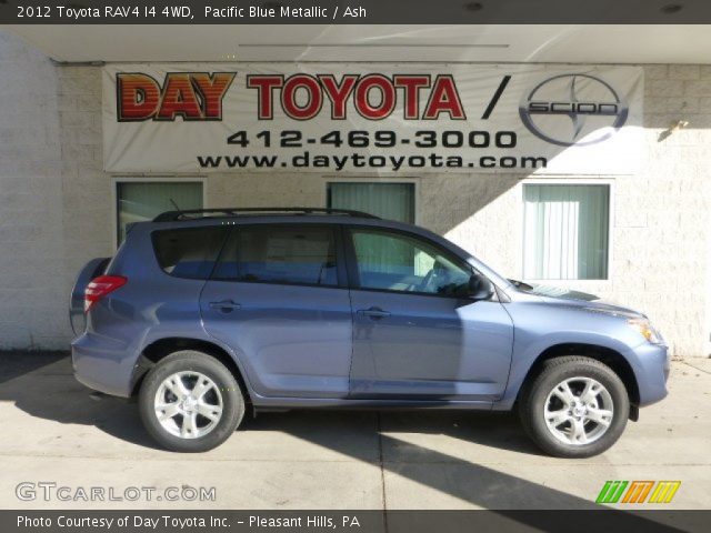 2012 Toyota RAV4 I4 4WD in Pacific Blue Metallic