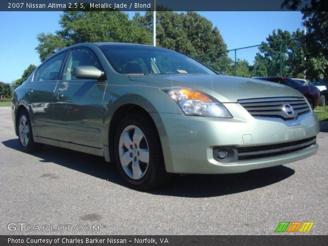 2007 Nissan Altima 2.5 S in Metallic Jade
