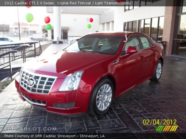 2012 Cadillac CTS 3.0 Sedan in Crystal Red Tintcoat