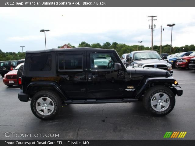 2012 Jeep Wrangler Unlimited Sahara 4x4 in Black