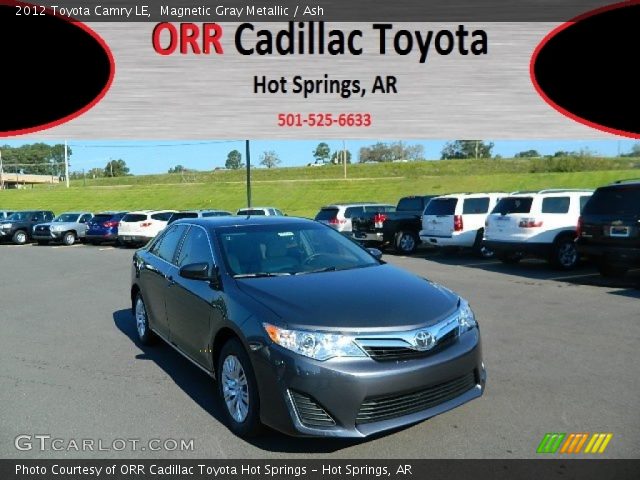 2012 Toyota Camry LE in Magnetic Gray Metallic