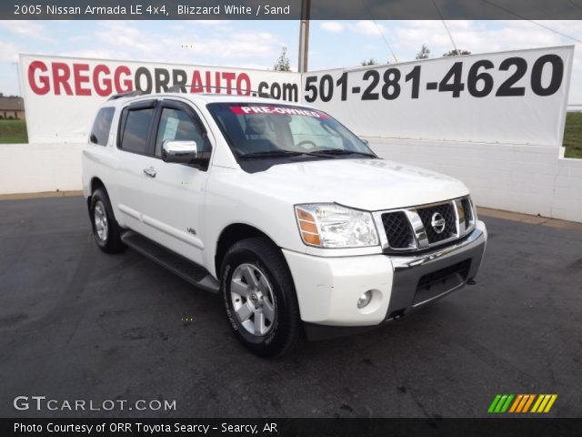 2005 Nissan Armada LE 4x4 in Blizzard White