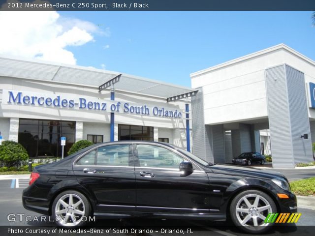 2012 Mercedes-Benz C 250 Sport in Black