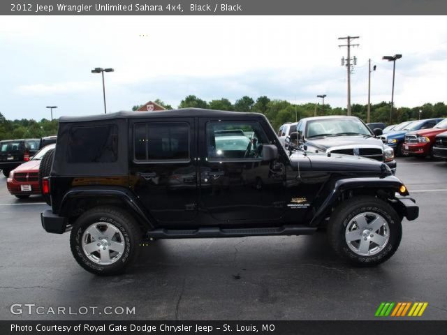 2012 Jeep Wrangler Unlimited Sahara 4x4 in Black