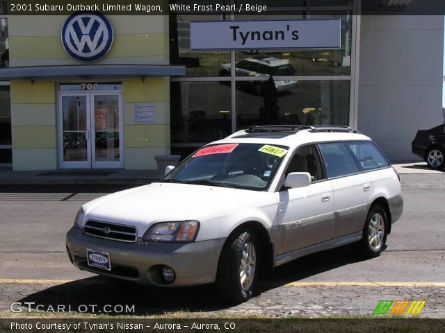 2001 Subaru Outback Limited Wagon in White Frost Pearl